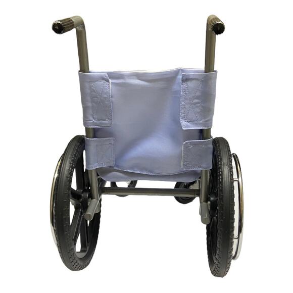 American Girl Doll Wheelchair II Just Like You Periwinkle Gray Disability Chair - Picture 4 of 5